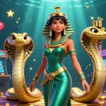 Experience thrilling gameplay with 123B featuring captivating characters and glowing casino elements.
