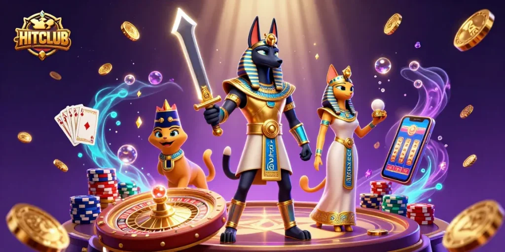 Experience the thrill of winning at HITCLUB with immersive games and vibrant casino elements.