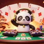 Experience the thrill of elang800 with a vibrant 3D casino scene featuring lively characters and dynamic gameplay elements.