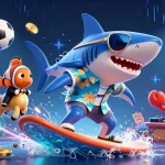 Engage with the vibrant OK9 casino scene featuring dynamic characters and thrilling sports elements.