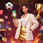 Bet on 33win with this dynamic illustration showcasing sports betting excitement and a friendly user experience.