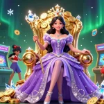 S666 enhances your gameplay with a magical casino atmosphere featuring a glamorous princess and dynamic gaming elements.