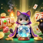 Instal4d's dynamic casino experience featuring mystical characters, slot elements, and crypto elements.
