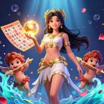 Claim your bonus new member 100 di awal with exciting 3D casino illustrations filled with vibrant gaming elements.