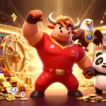 Experience the excitement of XO88 with a victory scene showcasing a bull mascot, eagle, and panda celebrating wins.