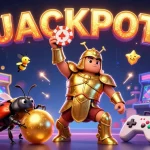 Semarjitu membawa keberuntungan dalam permainan casino dengan jackpot menarik di ilustrasi 3D.