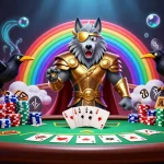 Engage with exciting gaming moments at da88, showcasing vibrant characters and dynamic casino elements.