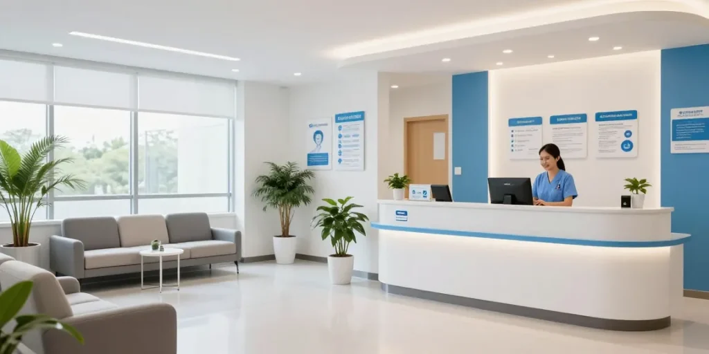 David Hoffmeister reviews in the context of compassionate patient care at a modern healthcare facility.