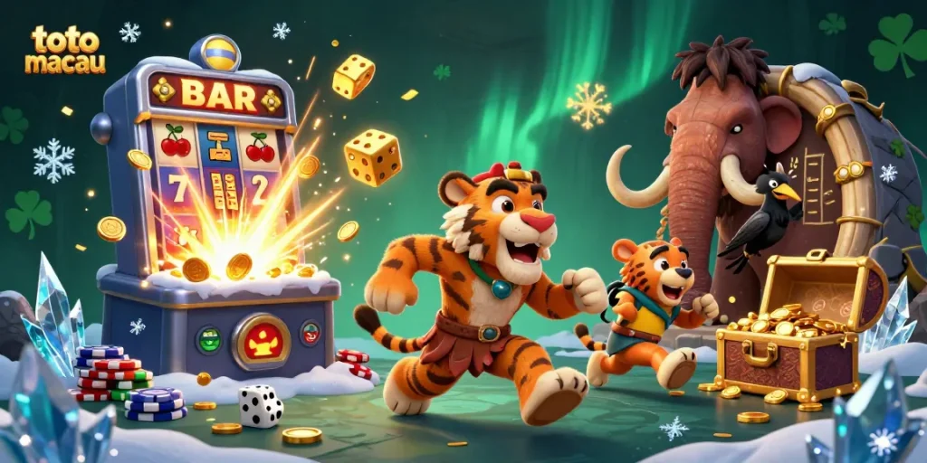 Play exciting Toto Macau games with rich 3D casino elements and vibrant characters