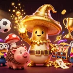 Immerse in the magical realm of david hoffmeister reviews as a golden mushroom wizard channels spore magic to spin the slots.