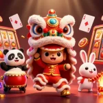 Experience thrilling gameplay with slot777 in a vibrant casino scene filled with action.
