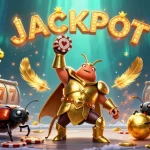 Experience the thrill at XX88 with 3D characters celebrating a jackpot win amidst lively casino elements.