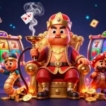 Spin the reels for jackpots at slot depo 10k with a whimsical 3D casino scene.