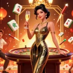 Experience the thrilling energy of slot88 with a glamorous illustration of fortune and luck.