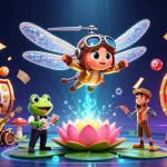 Experience thrilling slots at U888. COM with a vibrant casino scene featuring unique 3D characters.