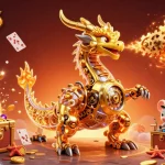 Experience thrilling gameplay at XOSO66 with a vibrant casino scene filled with golden treasures and lively characters.