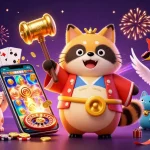Experience thrilling sports betting at situs bola, featuring dynamic characters and vibrant casino elements.